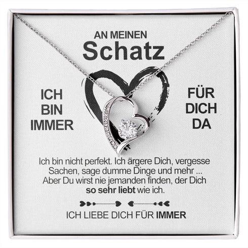 Divesart - Weißgold-Halskette - Für meinen Schatz - 2